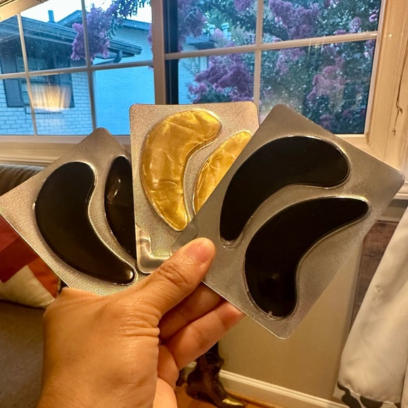 Eye Patches for Dark Circles Eye Bags (Gold Black 2) - Picture 3 of 8